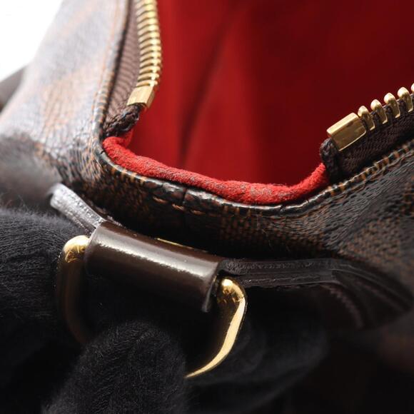 LOUIS VUITTON Brown Damier Leather Bag - Picture 10 of 10